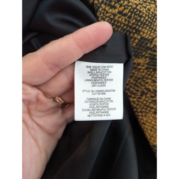 Joie Mini Skirt Womens Size 2 Brown Snake Print - Picture 10 of 12